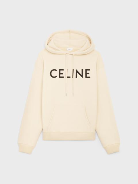 CELINE CELINE HOODIE IN COTTON FLEECE