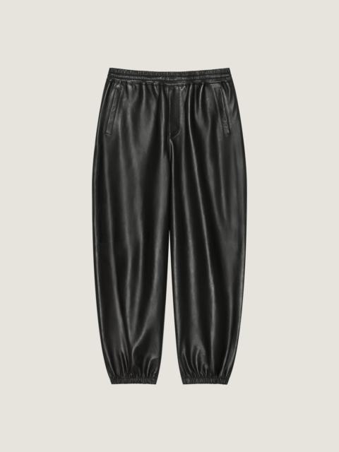 Givenchy COUTURE SEAM JOGGER PANTS IN NAPPA LEATHER