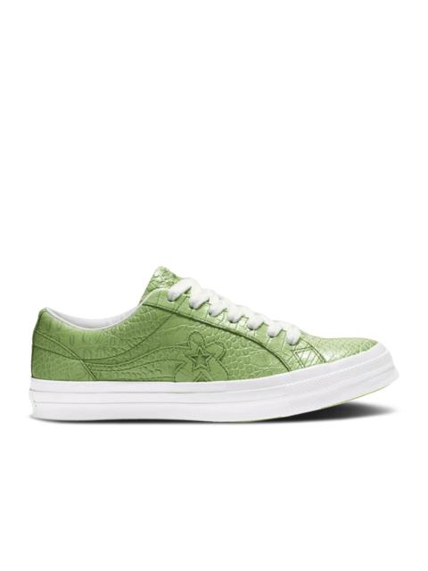 Converse GOLF LE FLEUR X ONE STAR LOW 'GATOR COLLECTION - FOREST GREEN' SAMPLE