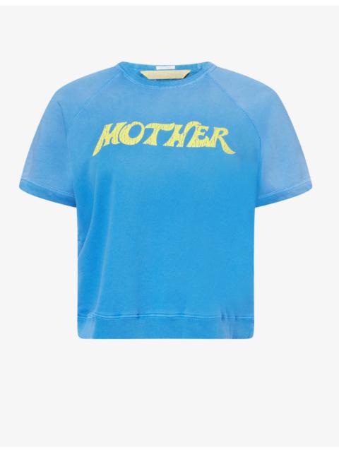 MOTHER The Short Sleeve Concert Logo-Print Cotton T-shirt