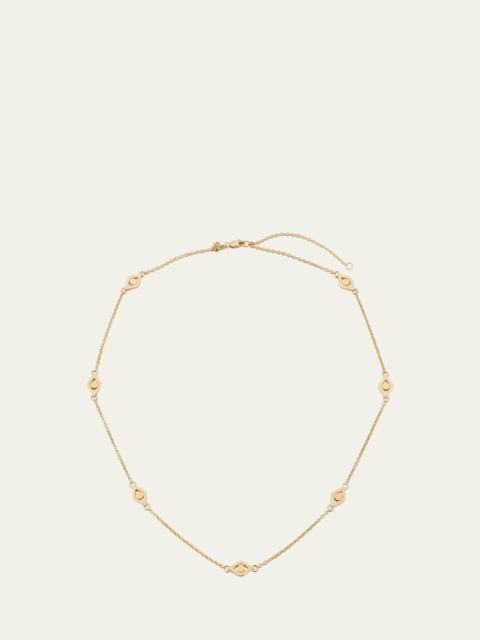 SYDNEY EVAN 14K Yellow Gold Medium Evil Eye Chain Necklace