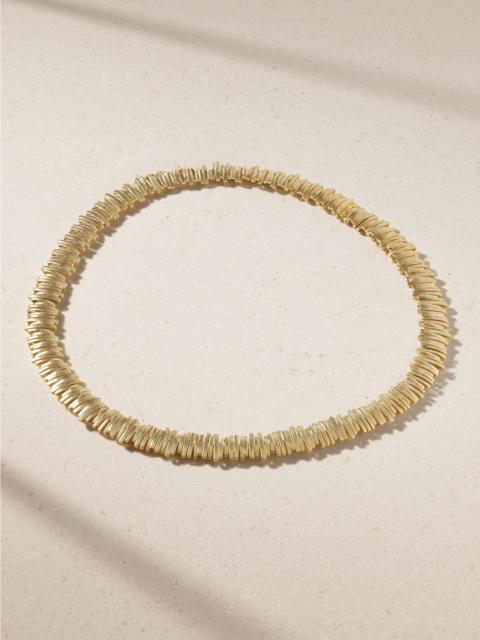 SUZANNE KALAN 18-karat Gold Tennis Necklace