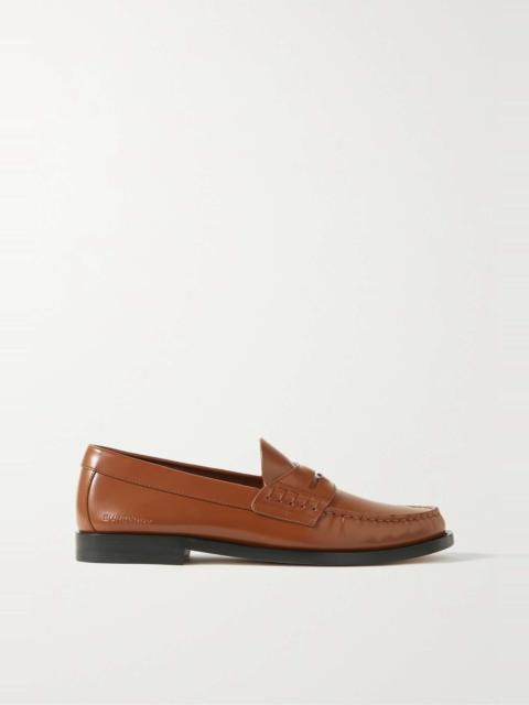 Burberry Rupert leather penny loafers