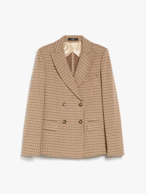 WEEKEND Max Mara FUNGHI Double-breasted jacquard jersey blazer