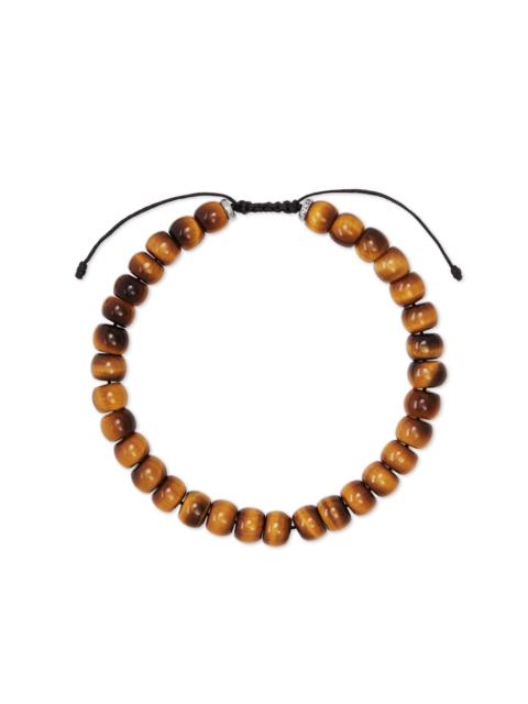 KENDRA SCOTT Cade Oxidized Sterling Silver Bracelet in Brown Tiger's Eye