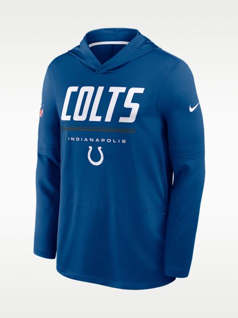 Nike Indianapolis Colts Sideline Men's Nike Dri-FIT NFL Long-Sleeve Hooded Top