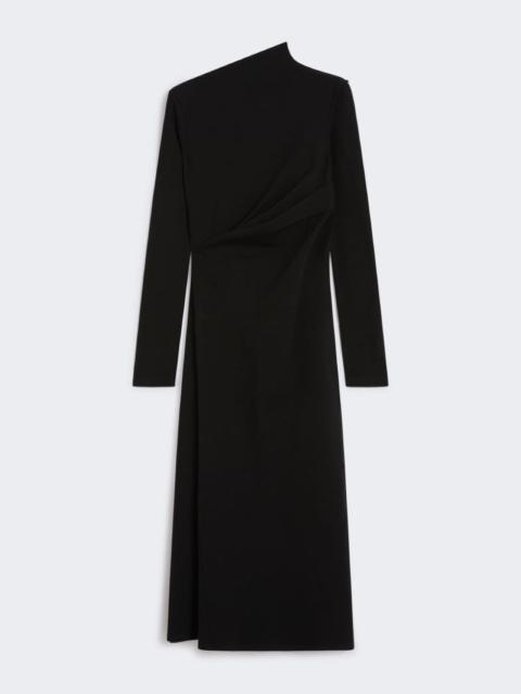 Sportmax Long jersey dress - black