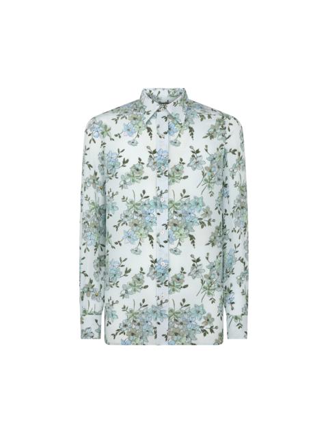 TOM FORD SAINT TROPEZ FLORAL SLIM FIT SHIRT