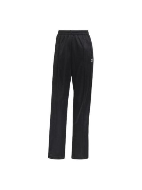adidas (WMNS) adidas Adicolor Classics High-Shine Straight-Leg Track Pants 'Black White' HF7528