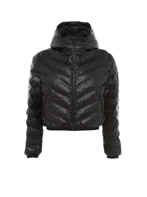 Light Nylon hooded puffer jacket