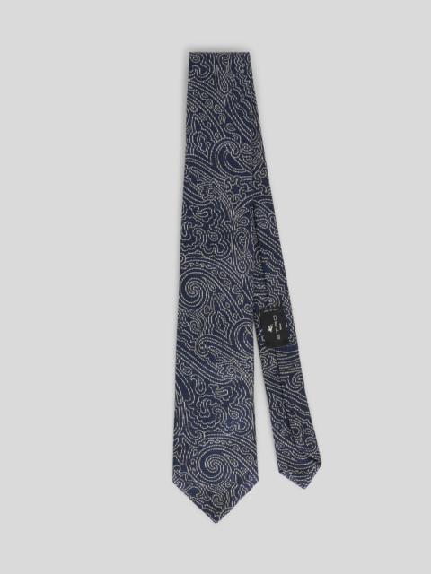 PAISLEY PATTERN JACQUARD TIE