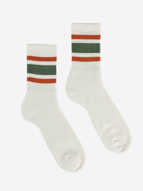 Iron Heart DEC-80-S-GRN Decka 80s Skater Socks - Short Length - Green