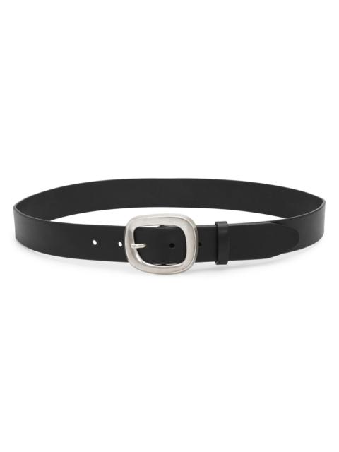 rag & bone Women's Thea Leather Belt - Black