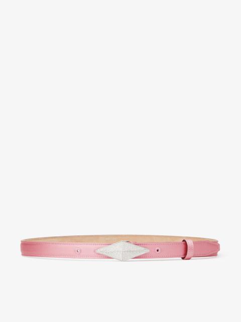 Diamond Clasp Belt
Candy Pink Satin Clasp Belt with Pave Crystals