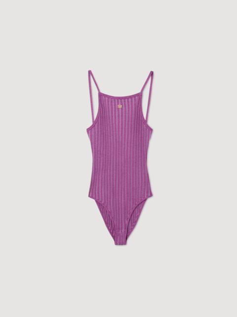 Sandro RIBBED BODYSUIT