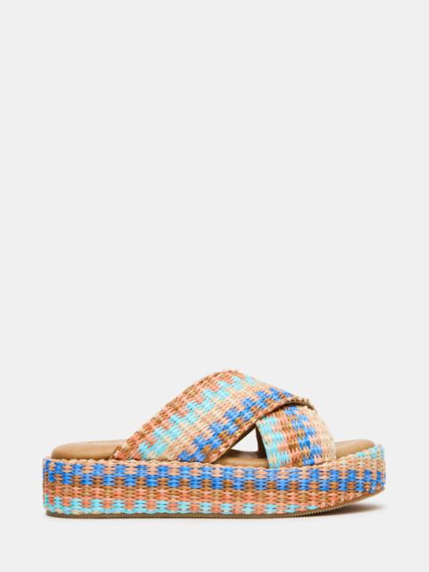 STEVE MADDEN TULUM RAFFIA MULTI