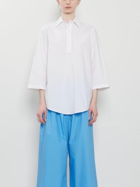 SOFIE D'HOORE Bait Half Placket Cotton Shirt