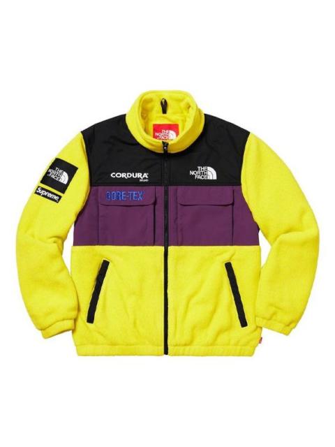 Supreme Supreme FW18 x The North Face Expedition Fleece Jacket Sulphur SUP-FW18-1019