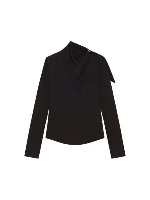 asymmetrical blouse