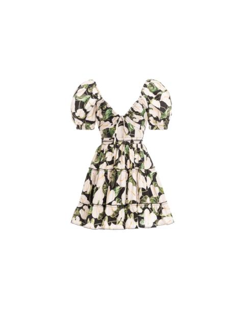 Agua by Agua Bendita Manzanilla Anturios Black Mini Dress