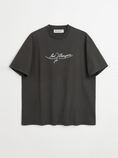 Our Legacy Box T-Shirt Black Plates Print