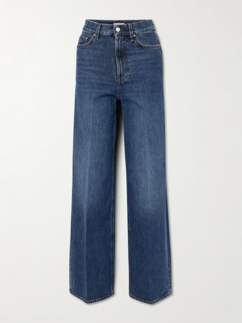 TOTEME High-rise Wide-leg Organic Jeans