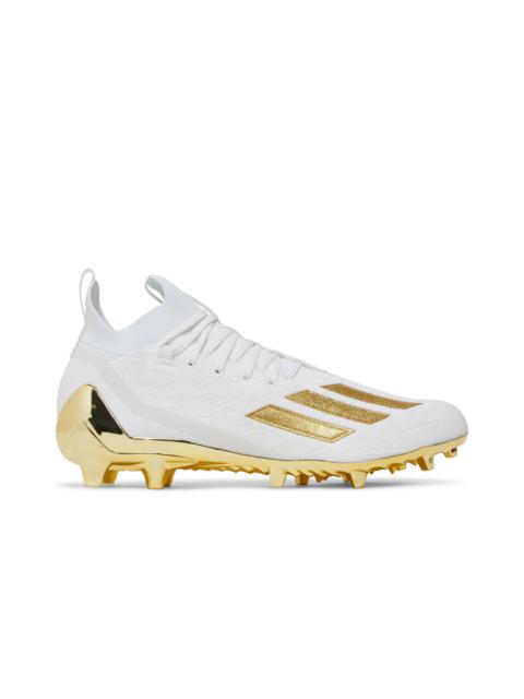 Adizero Cleats Primeknit 'White Gold Metallic'