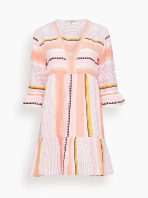 lemlem Hanna Flutter Dress in Kiremiti Pink