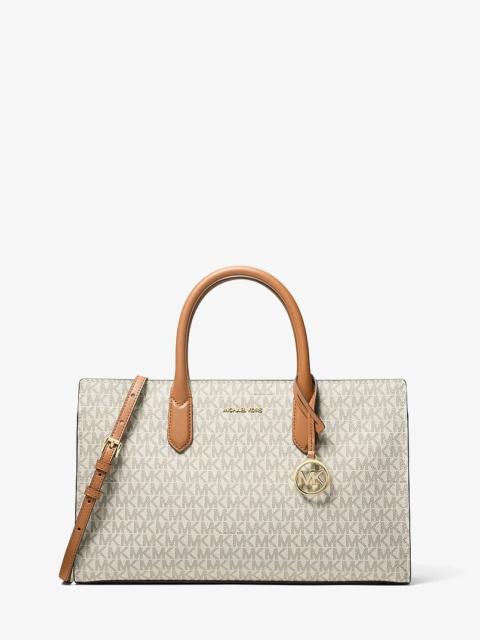 MICHAEL KORS Scarlett Medium Signature Logo Satchel