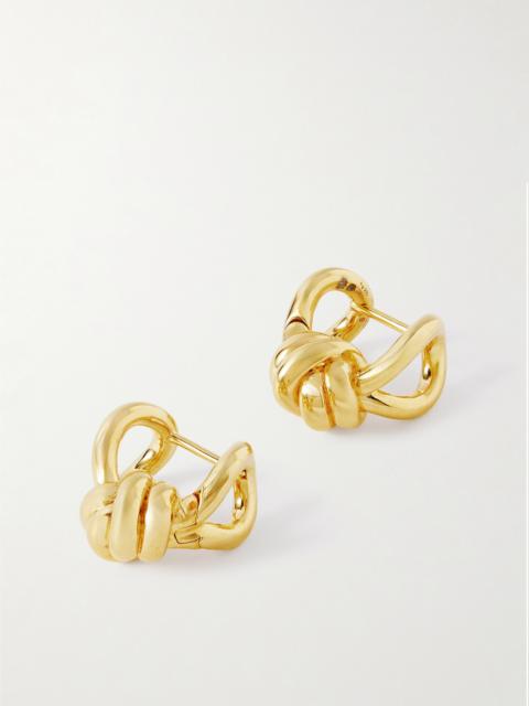 Bottega Veneta Gold-plated Silver Earrings