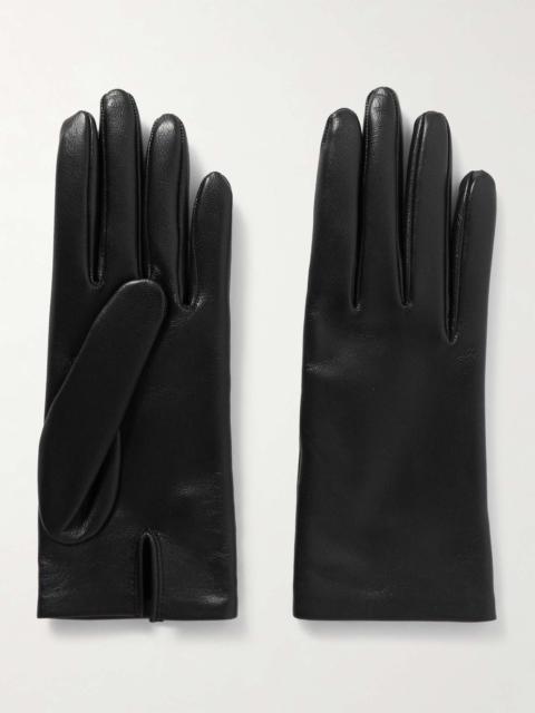 The Row Lorella leather gloves
