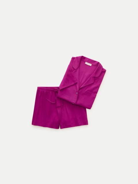 J.CREW Dreamy rib pajama short set