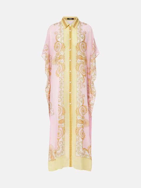 VERSACE Underwater Barocco georgette kaftan