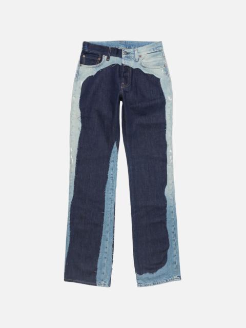 Acne Studios Patchwork Jeans - 2009F - Indigo/blue