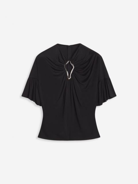 Lanvin SUMMER TOP WITH EYELET DETAIL