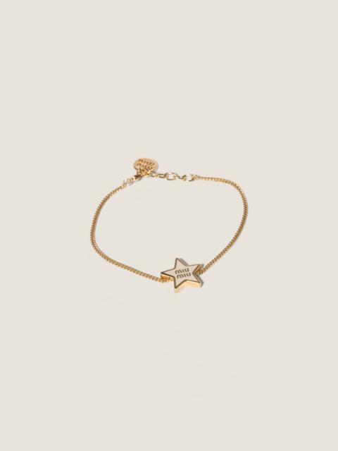 Miu Miu Enameled metal bracelet