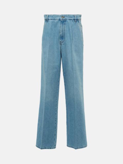 Miu Miu Low-rise wide-leg jeans