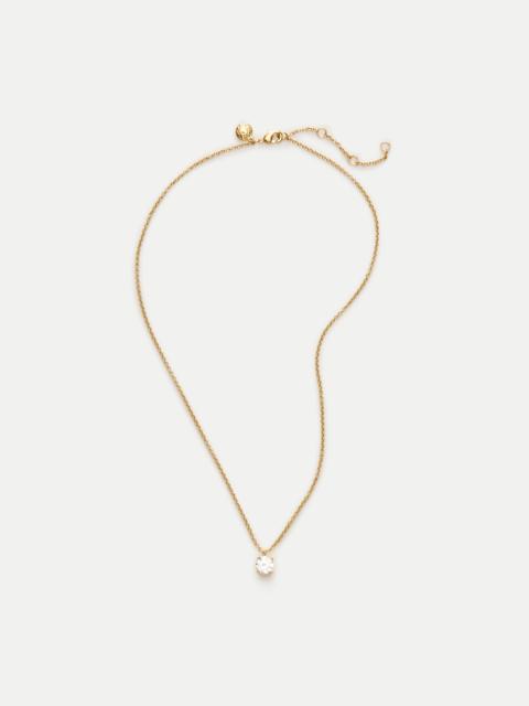 J.CREW Cubic zirconia pendant necklace