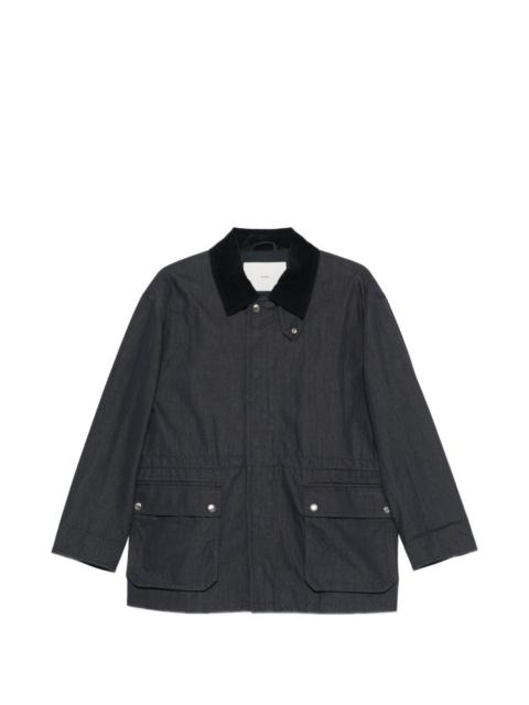 Dunst flap-pocket collar jacket