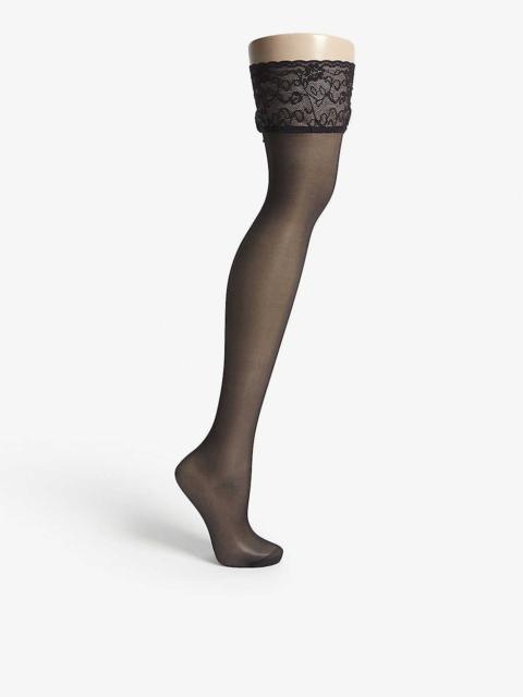 FALKE Seidenglatt 15 knitted stockings