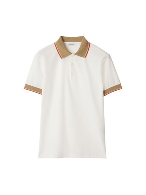 Tシャツ・カットソー Burberry SS25 Wool polo shirt (8103102 NUTMEG) Burberry Wool Polo Shirt Nutmeg | thewebster | REVERSIBLE