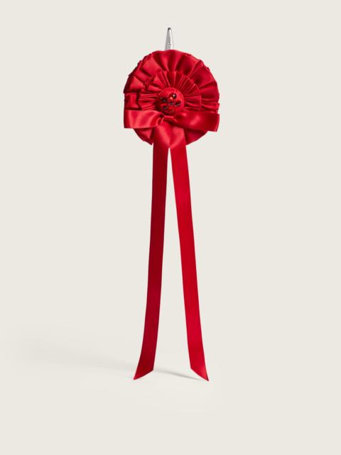Simone Rocha Embellished Ribbon Rosette Bag Charm
