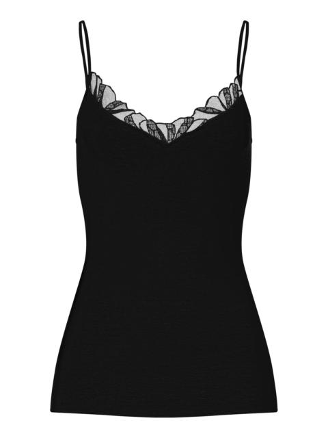 HANRO Rosaria Floral Embroidered Cotton Camisole
