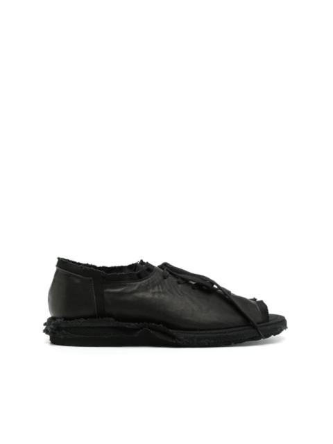 Yohji Yamamoto lace-up leather sandals