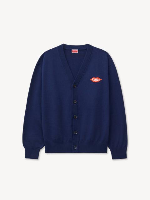 KENZO 'KENZO Loves' embroidered cardigan in wool cotton