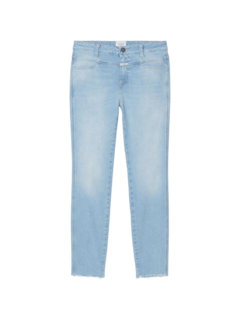 CLOSED Skinny Pusher frayed-hem jeans