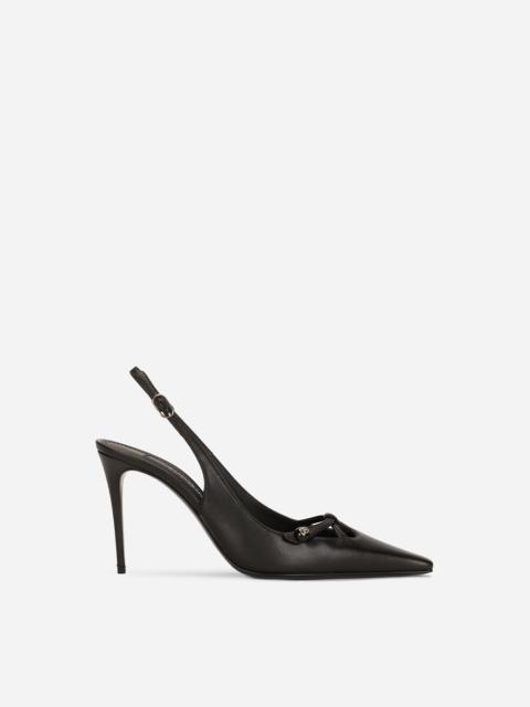 Dolce & Gabbana Nappa leather slingbacks