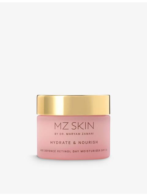 MZ Skin Hydrate & Nourish retinol day moisturiser SPF 30&nbsp;50ml
