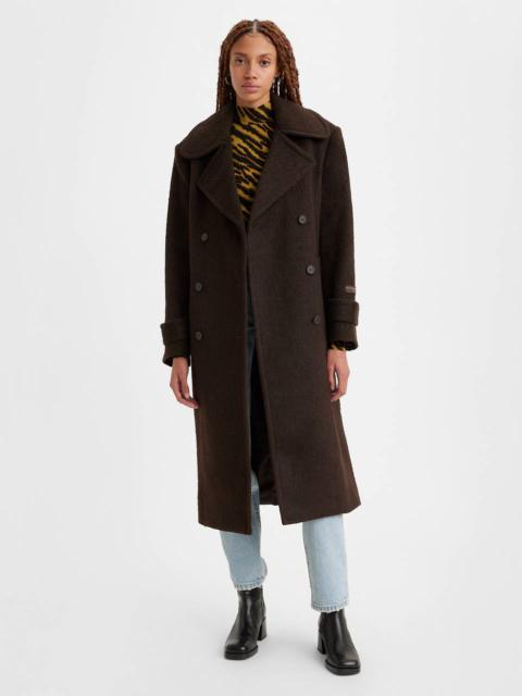 WOOLY TRENCH COAT