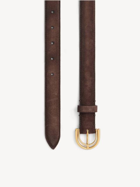 BALENCIAGA Women's Rodeo Belt in Light Espresso